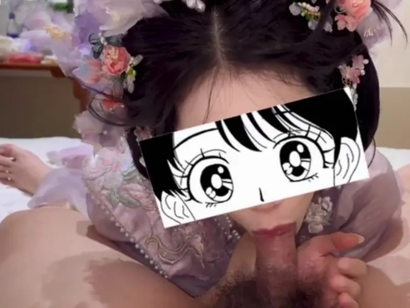 Gái xinh trong bộ đồ cô con gái mút buồi cực đã